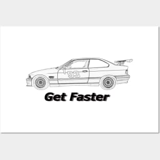 BMW 325is #93 Get Faster Posters and Art